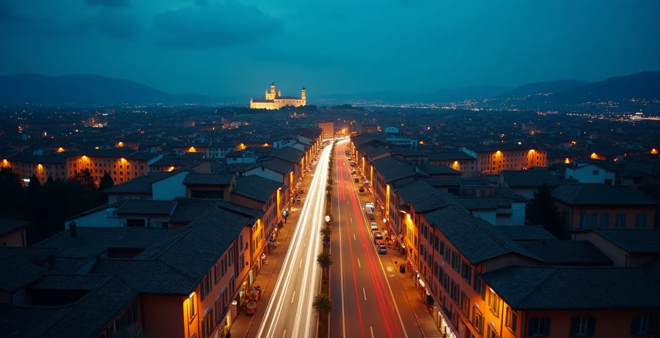 Cartina stilizzata dell'Italia con simboli colorati che indicano i livelli di restrizione per le moto nelle principali città